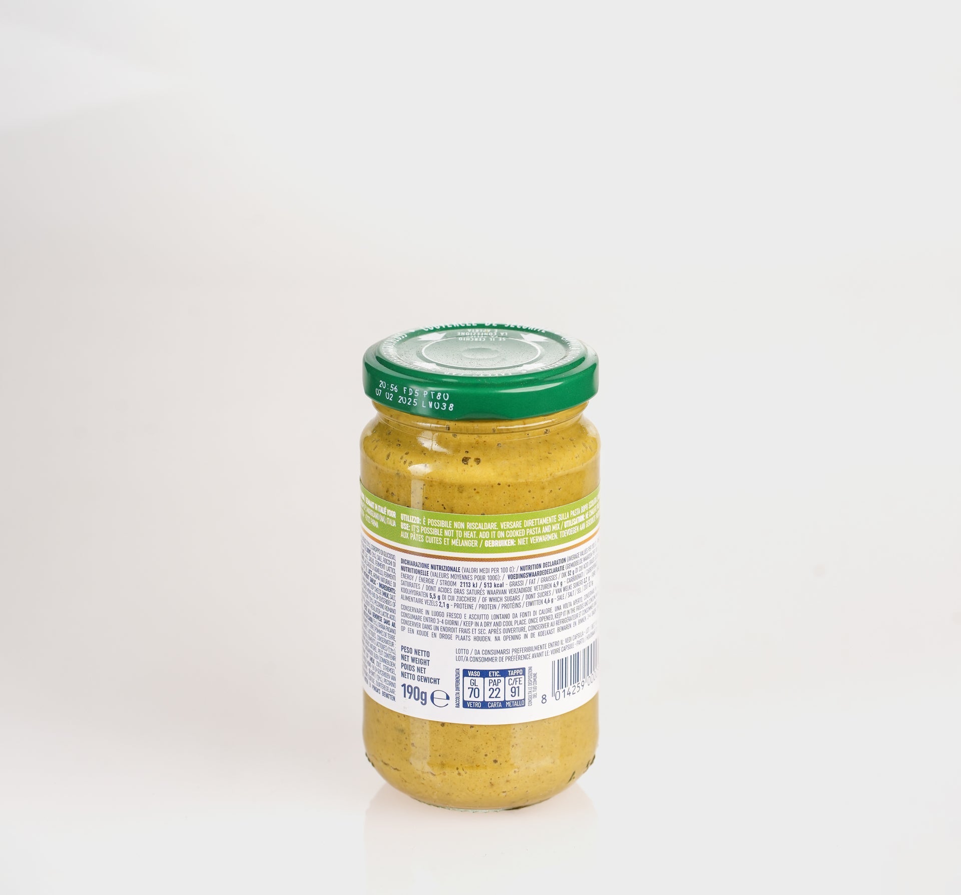 Pesto alla Genovese 190 g senza aglio