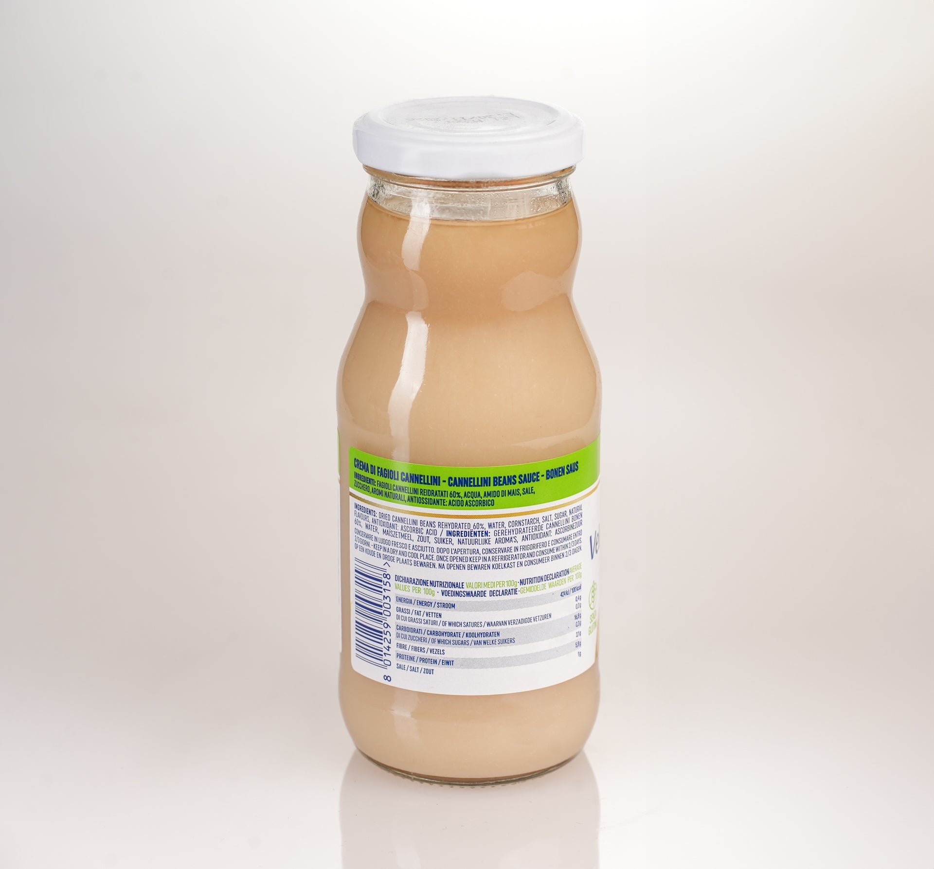 Vellutata di Fagioli Cannellini Vetro 350 g senza bucce