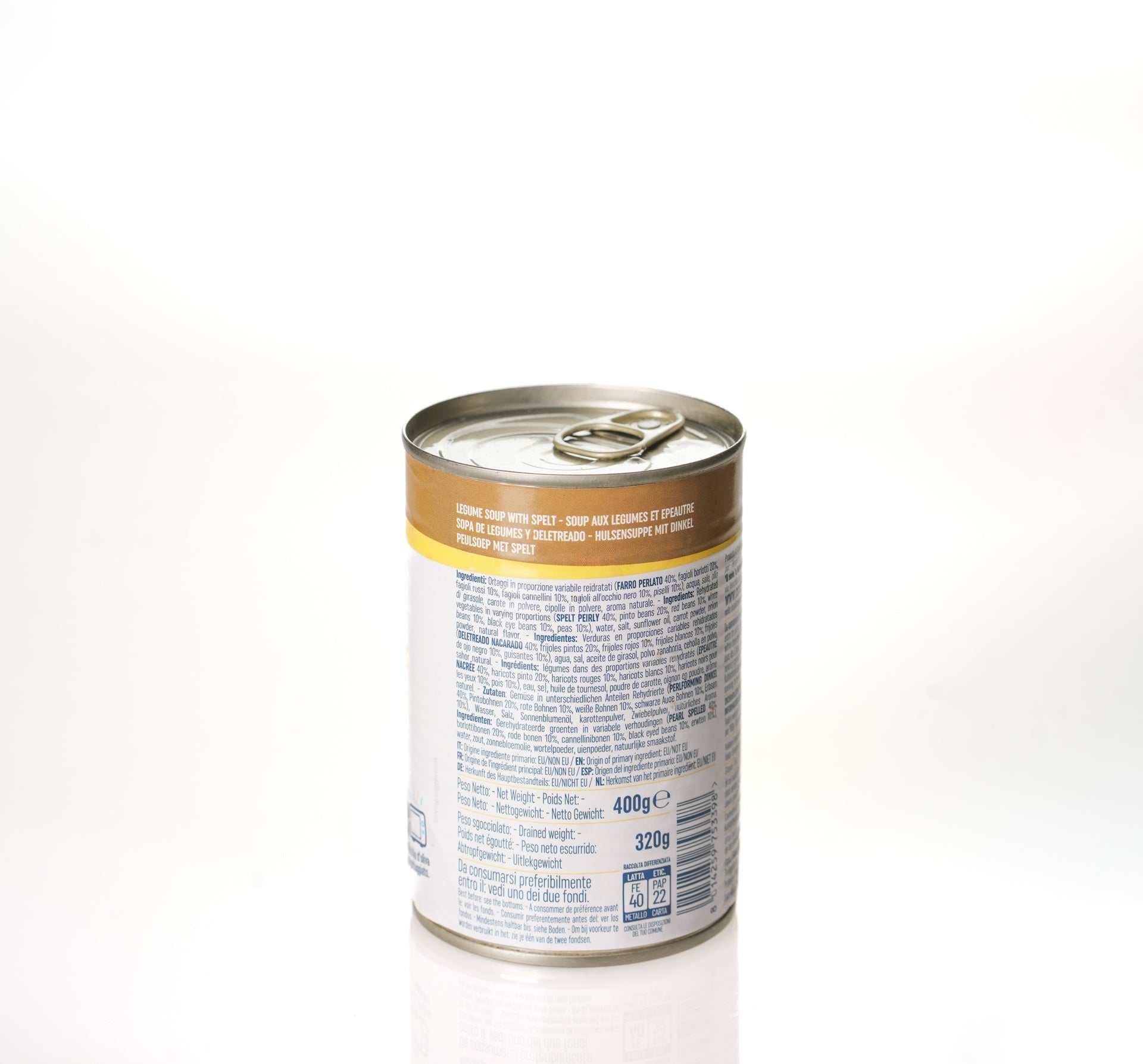 Zuppa Legumi e Farro Latta 400 g