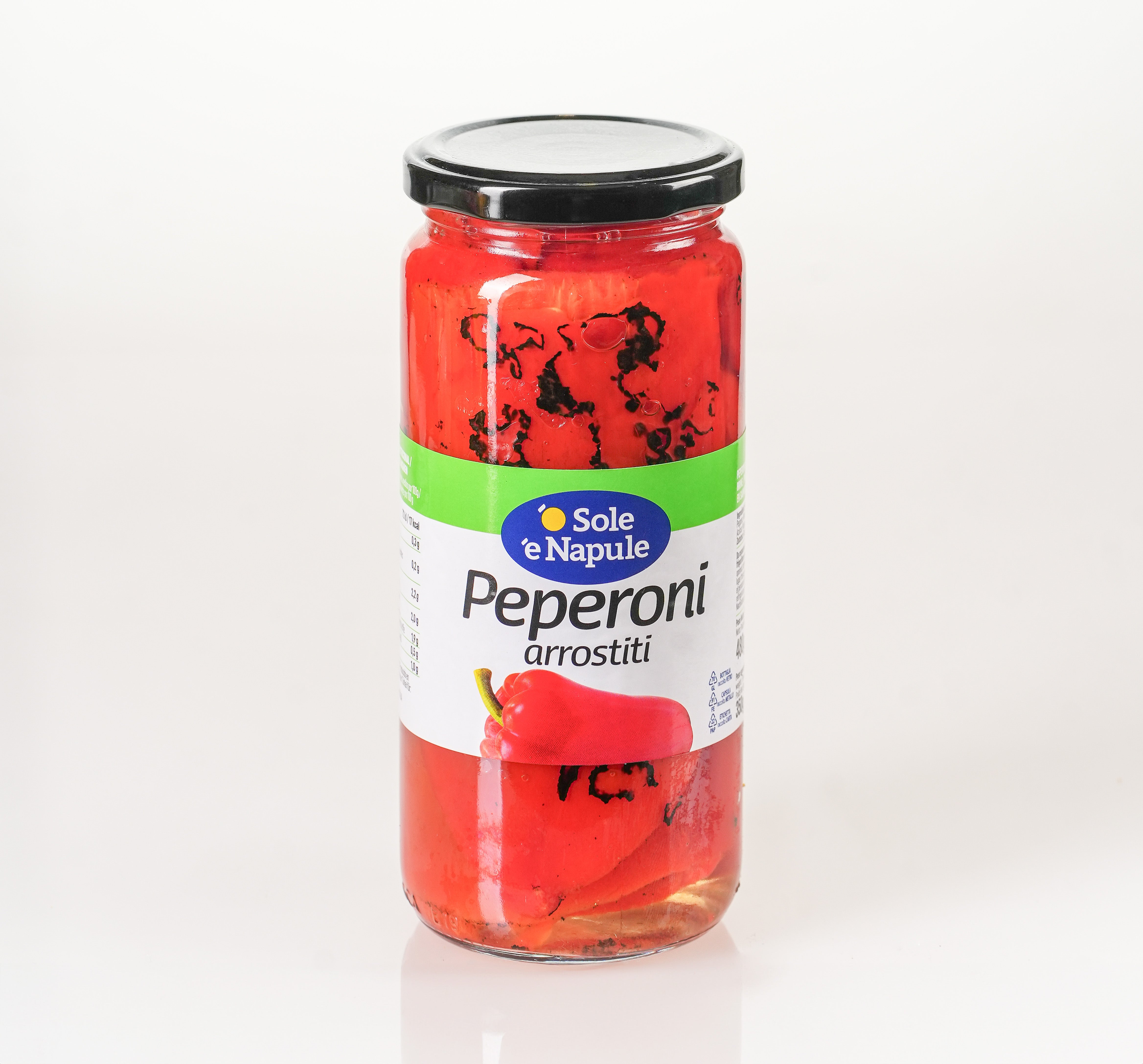 Peperoni arrostiti al naturale 380gr